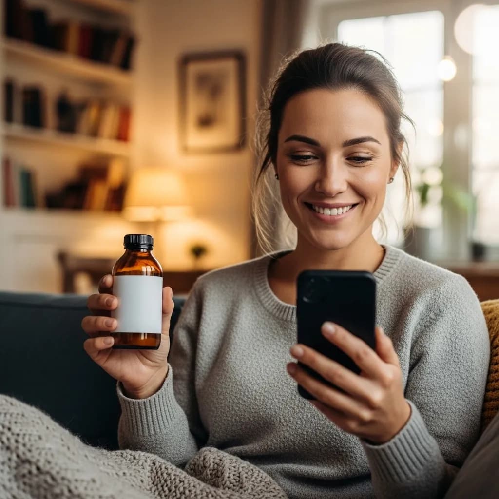 Pharmacist answering customer questions